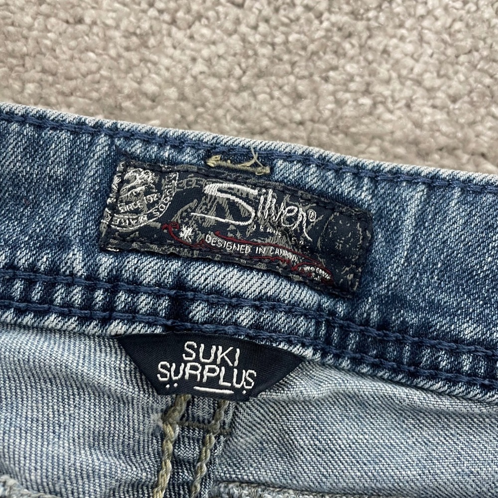 Silver Jeans Womens 29 x 32 Suki Surplus Bootcut Y2K Medium Wash (Tag 27 x 34) - Picture 5 of 14